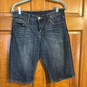 Lucky Brand Dark Blue Denim Shorts Sz 8/29-EUC